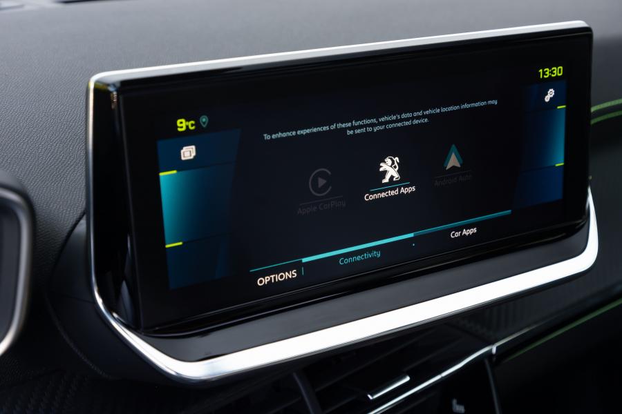 Детали интерьера Peugeot e-2008 GT (Digital White) 2019 года  (WW) (фото 111 из 119)
